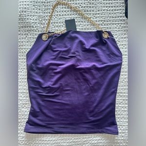 Purple Halter Top